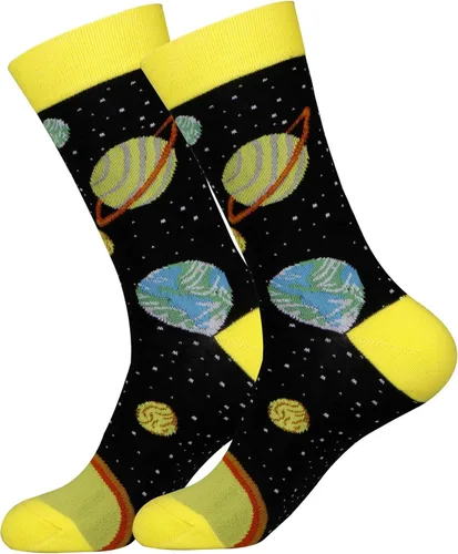 Miniatura 5 de xiaomaizi Calcetines de vestir divertidos y coloridos para hombre, divertidos y locos, casuales, talla 7-13