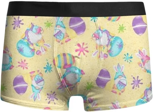 Miniatura 3 de Happy Easter Day Men Boxer Briefs Easter Egg Printed Underwear Comfort Soft Boxer Briefs
