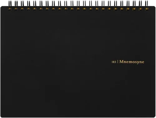 Miniatura 7 de Maruman - Mnemosyne - Bloc de notas, 5.83 x 8.27 pulgadas (horizontal A5), cuadrícula de 0.19 pulgadas, 70 hojas (N182A), color blanco