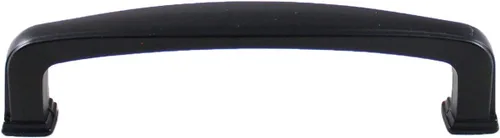 Miniatura 9 de Formosa Design Hardware - Paquete de manijas y perillas negras para gabinetes (5 pomos cuadrados)