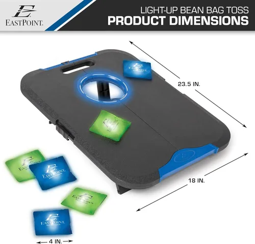 Miniatura 8 de EastPoint Sports Go! Gater Cornhole – Light-Up and Travel Versions – Easy Storage & Light-Weight – Perfect for Outdoor and Indoor Play