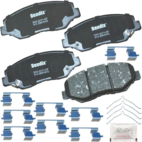 Miniatura 110 de Pastillas de freno delanteras cerámicas Bendix Priority1 CFC2302 para Hyundai Elantra 2021, Sonata 2022-2020, Kia K5 2023-2021