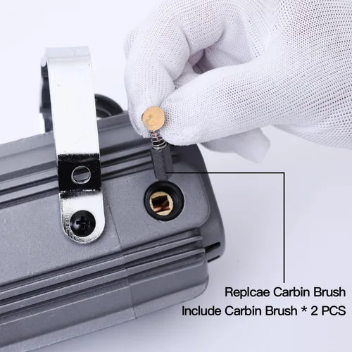 Miniatura 5 de Herramienta Rotatoria de Eje Flexible de 380W con Pedal de Pie de Velocidad Sin Escalones, Kit Tallador Amoladora Colgante de Metal Multifunción