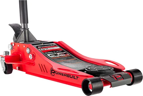 Miniatura 7 de Powerbuilt Xtra Gato de Suelo de Perfil Bajo para Vehículos con Barra de Seguridad, Gato Extra Bajo para Automóvil - Capacidad de Carga de 2