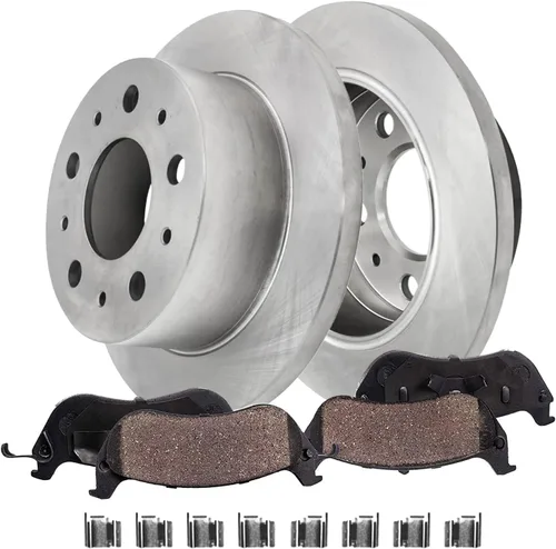 Miniatura 31 de Detroit Axle - Zapatas de freno traseras para Buick Rendezvous Chevy S10 SS Blazer Cadillac CTS STS SRX XLR GMC Sonoma Jimmy Pontiac G8 Montana