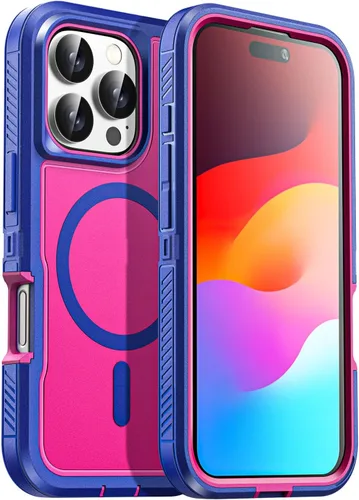 Miniatura 35 de AICase Funda para iPhone 13/14/16e [Compatible con Magsafe], Protección contra caídas de alta resistencia, Defensa multicapa, Grado militar