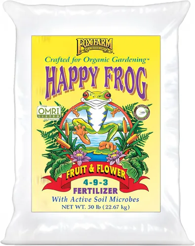 Miniatura 8 de Fox Farm Happy Frog - Fertilizante de frutas y flores, mezcla orgánica para frutas abundantes y flores vibrantes, fertilizante de fósforo con hongos