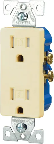 Miniatura 2 de EATON Cableado TR1107A Receptáculo resistente a manipulaciones con caja y proporciona una mejor protección, acabado almendra