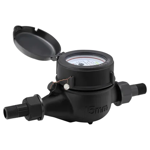 Miniatura 8 de DN15 Medidor de Agua 1/2" NPT, Certificación ISO4064, Medidor de Flujo Cúbico de Agua, Medidor de Agua Fría para Jardín/Hogar