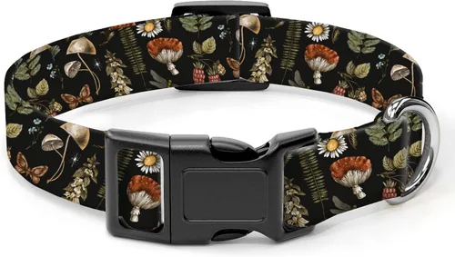 Miniatura 16 de Collar de perro, lindo collar de perro para perros pequeños, medianos y grandes, collares suaves personalizados ajustables para mascotas con hebilla