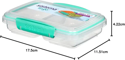 Miniatura 10 de Sistema Contenedor de almacenamiento dividido pequeño de 11.8 onzas (los colores pueden variar)