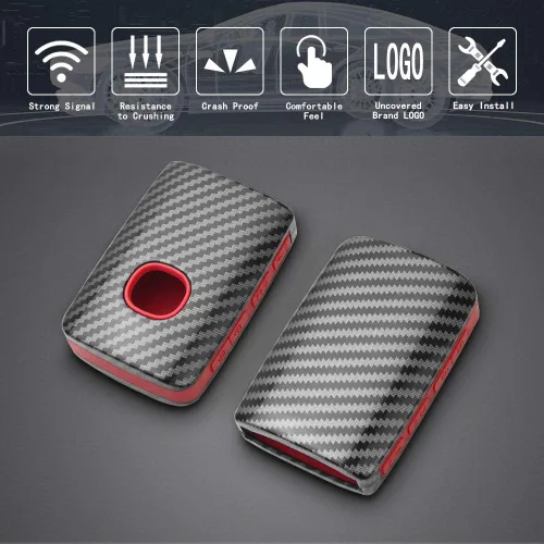 Miniatura 3 de Funda inteligente compatible con Mazda 3, 6, CX-5, CX-7, CX-9, MX-5, Miata, 3 y 4 botones, entrada sin llave, accesorios de control remoto, funda