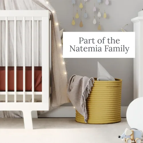 Miniatura 9 de Natemia Sábanas de cuna 100% algodón orgánico para niños y niñas, fabricadas en Turquía, suaves y sedosas, hipoalergénicas, sábanas para cuna