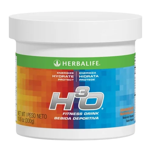 Herbalife H³O Fitness Drink: recipiente de Orangeade de 10.6 oz (300 g), mezcla de carbohidratos para energía inmediata, energiza, hidrata, protege,