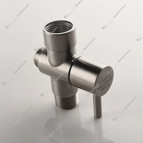 Miniatura 6 de Pulverizador de bidé de mano de níquel cepillado, rociador de pañales de acero inoxidable calificado Shattaf Juego completo para bidé inodoro baño