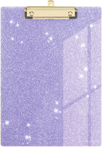 Miniatura 17 de Bonito portapapeles con diseño de madera A4 decorativo tamaño carta para oficina, tamaño estándar 9 x 12.5 pulgadas con clip de metal de perfil