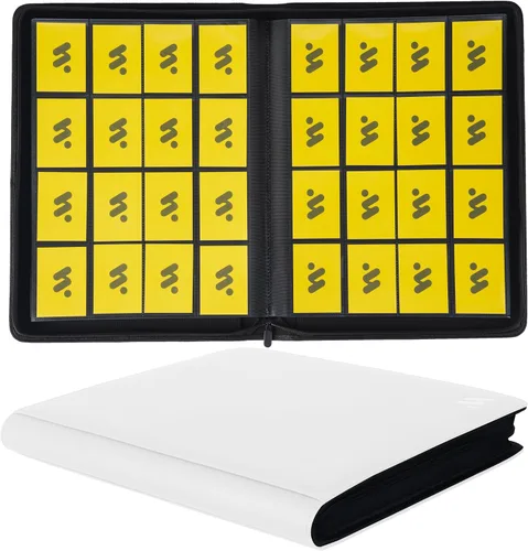 Miniatura 17 de Premium Carpeta de cartas con más de 1000 bolsillos, carpeta de álbum de 16 bolsillos para cartas coleccionables sin anillas, carpeta de bolsillo