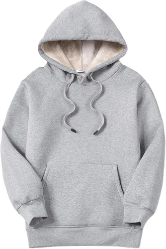Miniatura 2 de Yeokou Sudaderas con capucha de invierno para mujer, sudadera de forro polar sherpa cálida y pesada