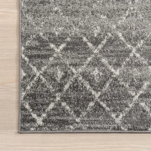 Miniatura 4 de nuLOOM Alfombra decorativa Blythe marroquí, 2 'x 3', gris oscuro