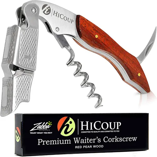 Miniatura 17 de Sacacorchos para camareros De HiCoup. Premium, todo-en-uno sacacorchos, abre botellas y cortador de lámina, Fine Ying Yang