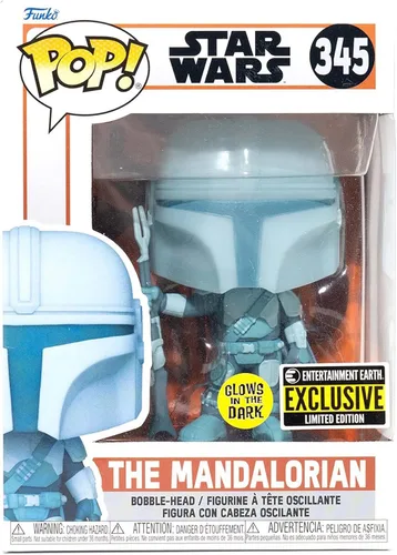 Miniatura 7 de Holograma Mandaloriano POP (Star Wars) Funko brilla en la oscuridad exclusivo