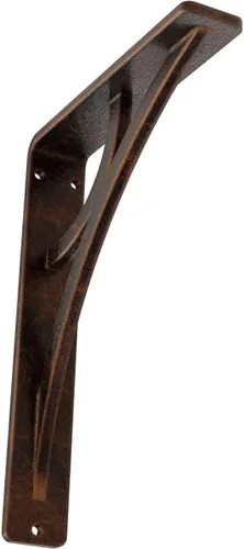 Miniatura 57 de Ekena Millwork BKTM02X10X12TGLABS Soporte de metal, 2 pulgadas de ancho x 10 pulgadas de profundidad x 12 pulgadas de alto, latón envejecido