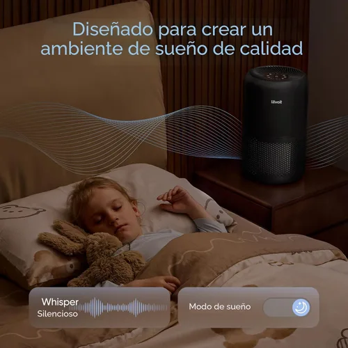Miniatura 7 de LEVOIT Core300-P - Purificador de aire para alergias en el hogar, pelo de mascotas en dormitorio, cubre hasta 1073 pies cuadrados por 56 W, motor