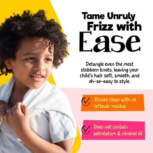 Miniatura 4 de CurlyKids Curly Spray Condish Acondicionador sin enjuague para cabello rizado para niños, hidrata y suaviza el cabello rizado, enrollado, ondulado