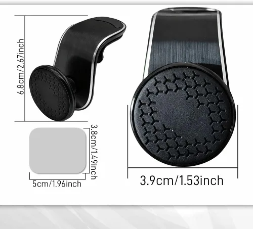 Miniatura 2 de Soporte magnético para teléfono, fuerte soporte magnético para teléfono, soporte magnético ajustable de 360 grados, soporte universal para teléfono