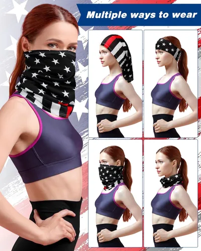 Miniatura 3 de Cuffbow Paquete de 12 polainas para el cuello, pasamontañas para hombres y mujeres, polaina refrescante para el cuello, bufanda de protección UV