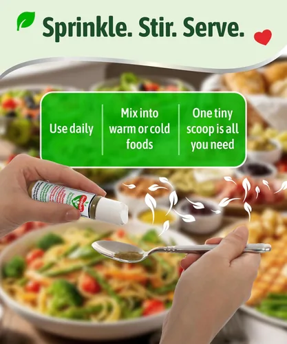 Miniatura 6 de InviNutri Superalimento en polvo para comedores sensoriales y quisquillosos. Una cucharada diminuta - 40 veces rica en nutrientes, 30 mg