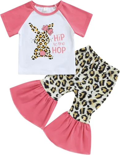 Miniatura 53 de Conjunto de sudadera con cuello redondo y estampado de pastel de calabaza para niña, camiseta y pantalones acampanados