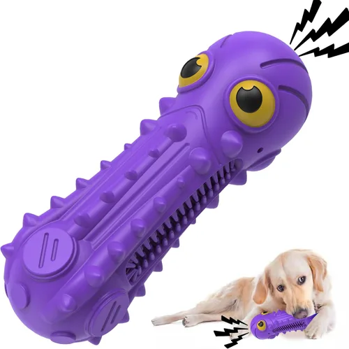 Miniatura 10 de ZIKATON Juguetes chirriantes para perros masticadores agresivos, juguetes duraderos para perros de raza grande y media, juguetes para perros