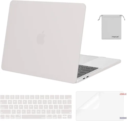 Miniatura 45 de MOSISO - Carcasa rígida de plástico, cubierta de teclado, protector de pantalla y bolsa de almacenamiento para MacBook Pro 13 pulgadas/33 cm Azul