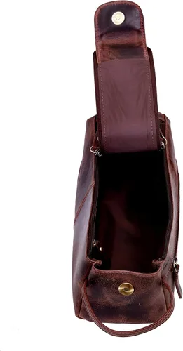 Miniatura 5 de Kit de viaje de cuero Dopp Neceser Hombre Afeitado Mujeres y Hombres Caso Bolsas Organizador Baño Kit de Afeitar