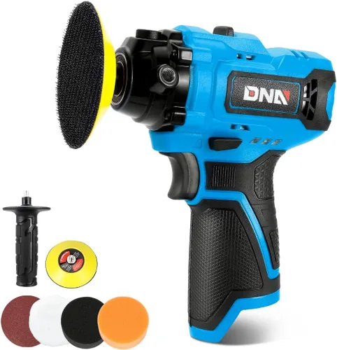 Miniatura 8 de DNA MOTORING TOOLS-00169 Llave de trinquete eléctrica inalámbrica de 12 V 3/8 pulgadas con interruptor de rotación hacia adelante/retroceso + luz