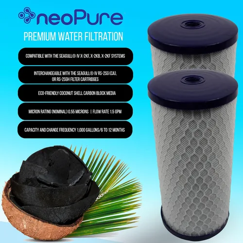 Miniatura 3 de Neo-Pure Cartucho de repuesto compatible con NP-2SG IV X-2K RS-2SG - Individual Rendimiento duradero Fácil instalación para sistemas Seagull IV