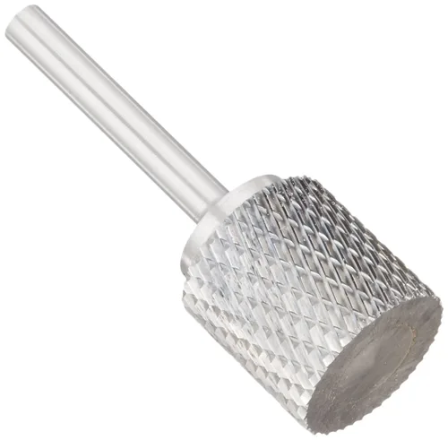 Miniatura 75 de Drill America SA-1 Rebaba de carburo/lima giratoria cilíndrica de doble corte para amoladora de troquel de 1/4" de diámetro x 5/8" de longitud