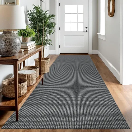 Miniatura 126 de IOHOUZE Alfombra de Área Lavable 4x6 Antideslizante con Respaldo de Goma Alfombras Tejidas para Entrada Interior Alfombras de Dormitorio Alfombra