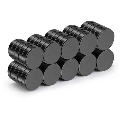 TRYMAG Imanes pequeños para refrigerador de tierras raras, 50 imanes de disco de neodimio fuertes de 0.394 x 0.118 in para nevera, pizarra blanca,