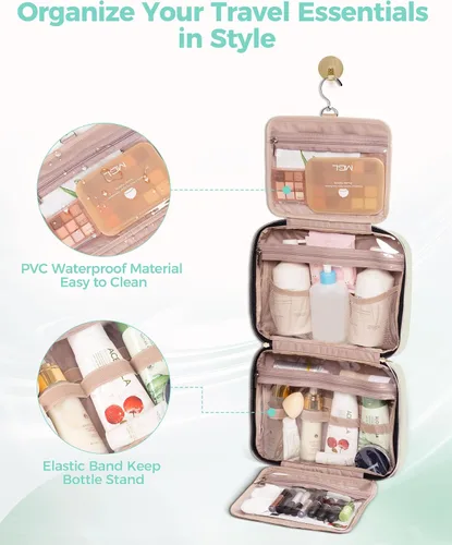 Miniatura 5 de Bolsa de Aseo BALHLHG, Beige, M, Moda