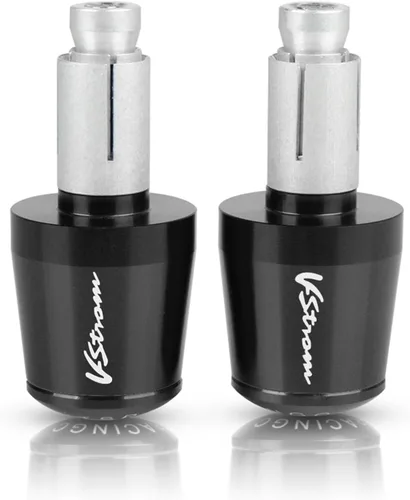 Miniatura 11 de Para Suzuki V-Strom 650/DL650 250/DL250 V-Strom 650 DL1000/V-STROM motocicleta 7/8 pulgadas 0.866 in manillar mano agarraderas tapa de extremo