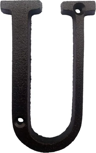 Miniatura 20 de BetLight Número de casa de hierro fundido de 5.5 pulgadas de alto, números de dirección de casa sólidos, elegante acabado marrón negro, fácil