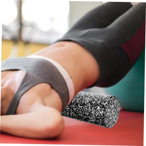 Miniatura 7 de Happyyami Columna de yoga de espuma suave para masaje muscular y relajación, rodillo de fitness ligero y compacto hecho de espuma duradera