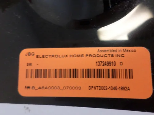 Miniatura 3 de GENUINE Frigidaire 809160802 Tablero de control negro