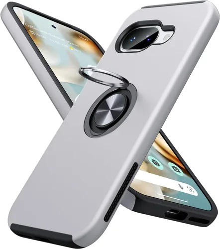 Miniatura 28 de JAME Funda para Google Pixel 7 Pro, Funda de Ajuste Delgado para Pixel 7 Pro con Soporte de Anillo Kickstand
