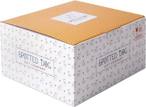 Miniatura 9 de SPOTTED DOG GIFT COMPANY Tazas para perros, juego de 4 tazas de café de 12 onzas, divertidas tazas de té de cerámica con temática de perros, aptas