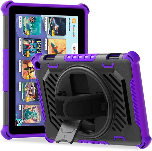 Miniatura 9 de ROISKIN Funda para tableta Amazon Kindle Fire HD 8 y HD 8 Plus de 12ª/10ª generación versión 2024/2022/2020 para niños con soporte giratorio de 360