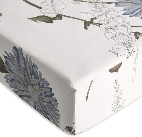 Miniatura 5 de Wake In Cloud - Sábanas florales, 100% algodón, juego de sábanas de 4 piezas, ropa de cama estética vintage con diseño botánico de flores shabby