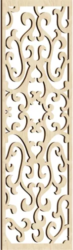 Miniatura 37 de Smithfield Paneles de pared decorativos de madera con calado, 13 3/8 pulgadas de ancho x 34 3/8 pulgadas de alto x 3/8 de alto, roble rojo rojo
